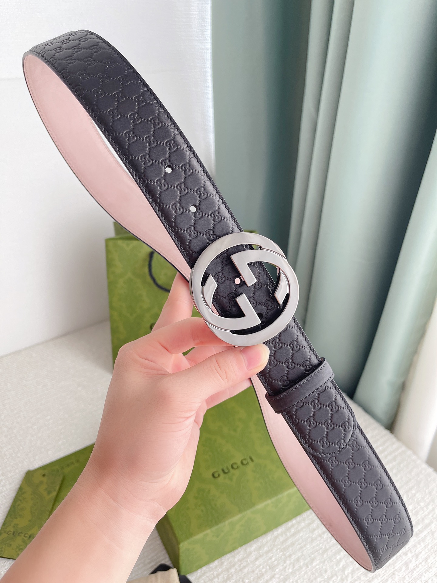 Gucci Basic Belt Cow Leather M