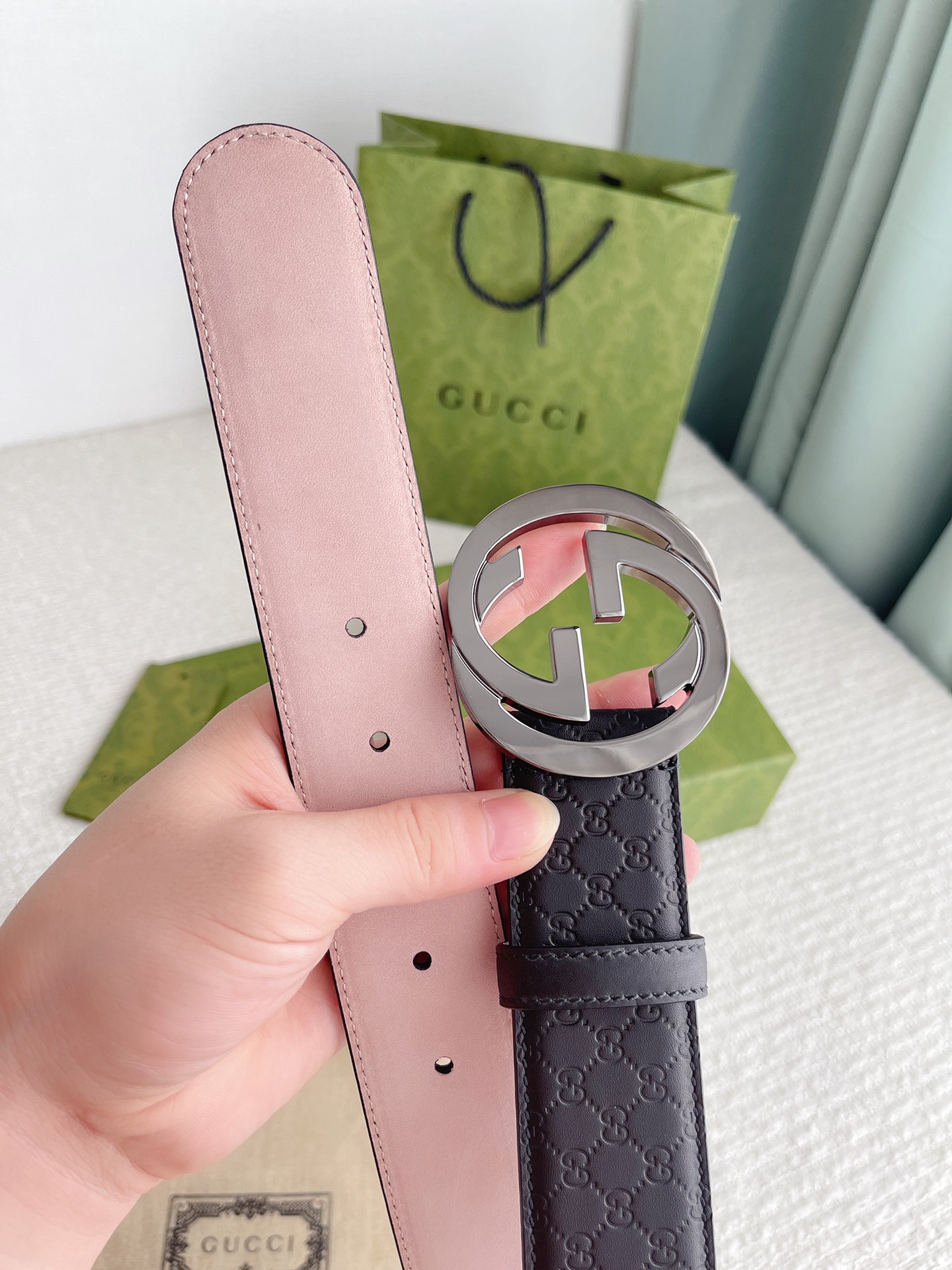 Gucci Basic Belt Cow Leather M