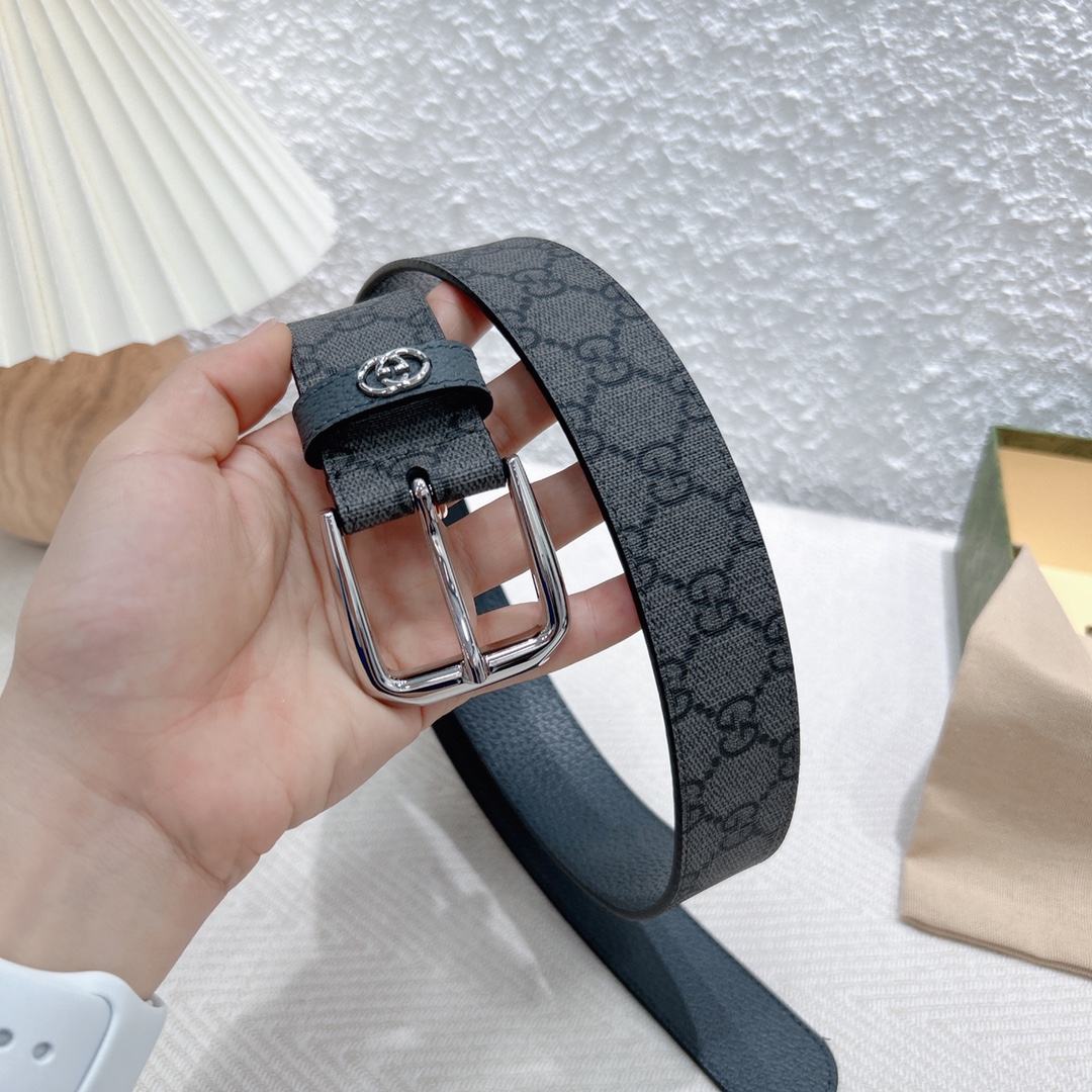 Gucci Male Basic Belt Canvas S-m