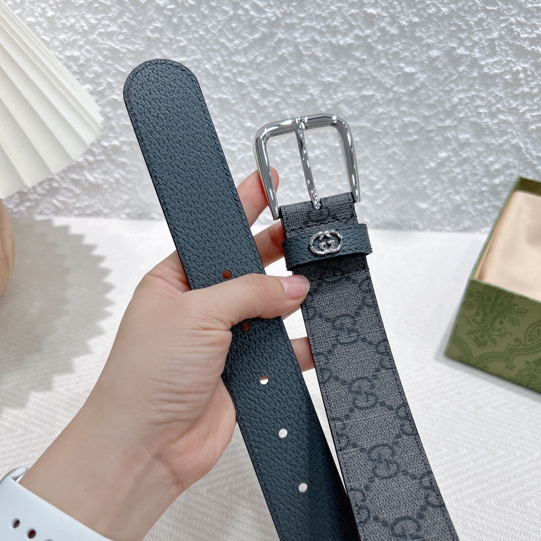 Gucci Male Basic Belt Canvas S-m