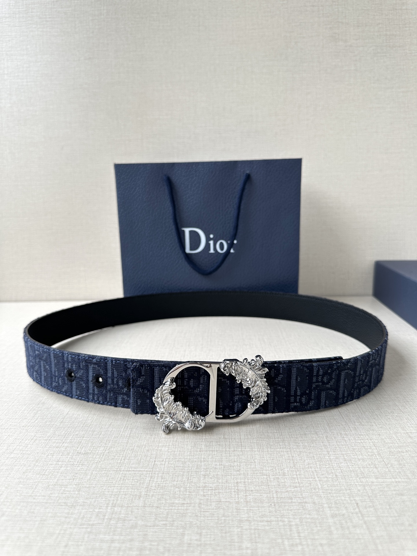 Basic Belt Cow Leather Black M-l