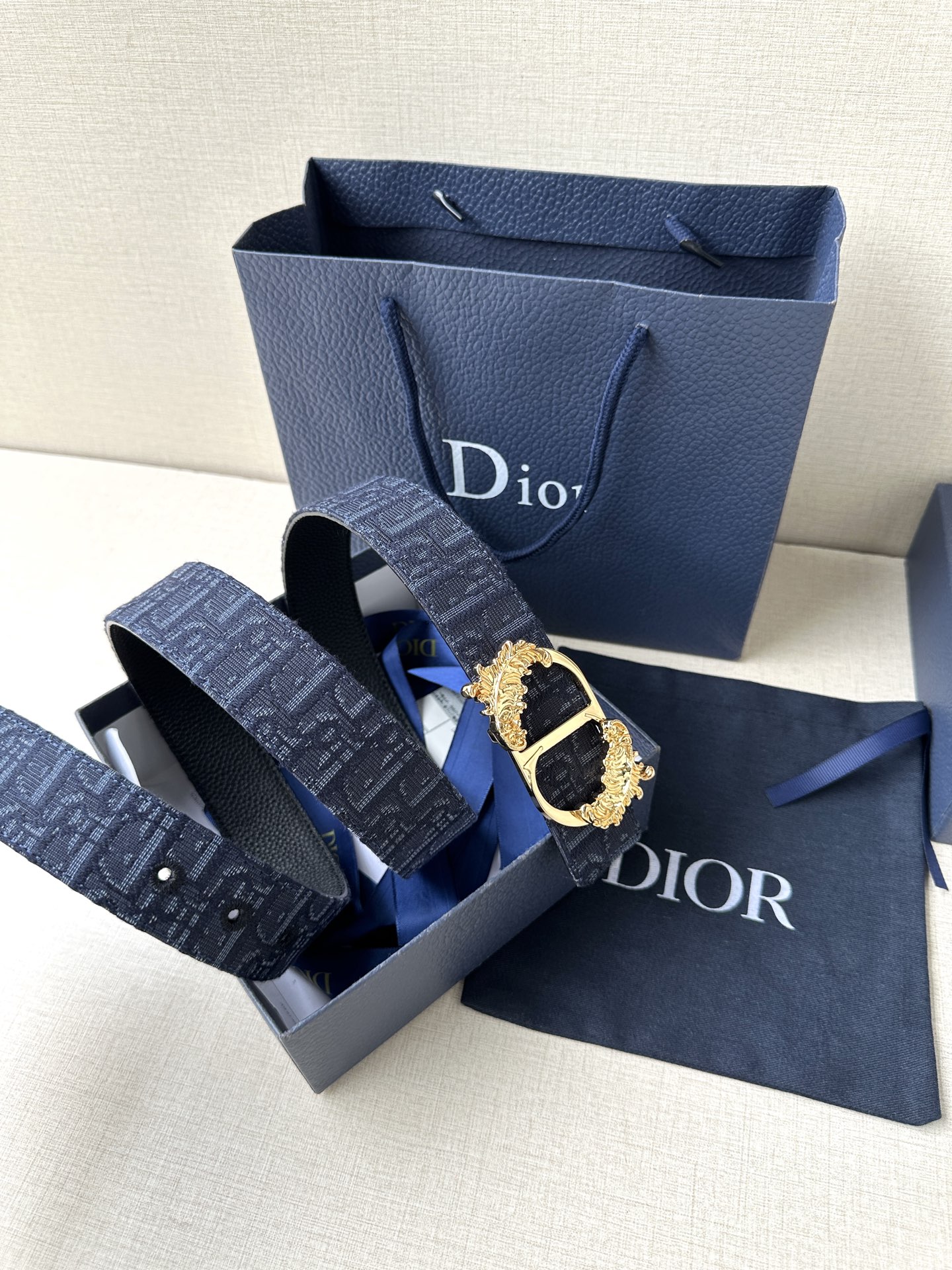 Basic Belt Cow Leather Black M-l