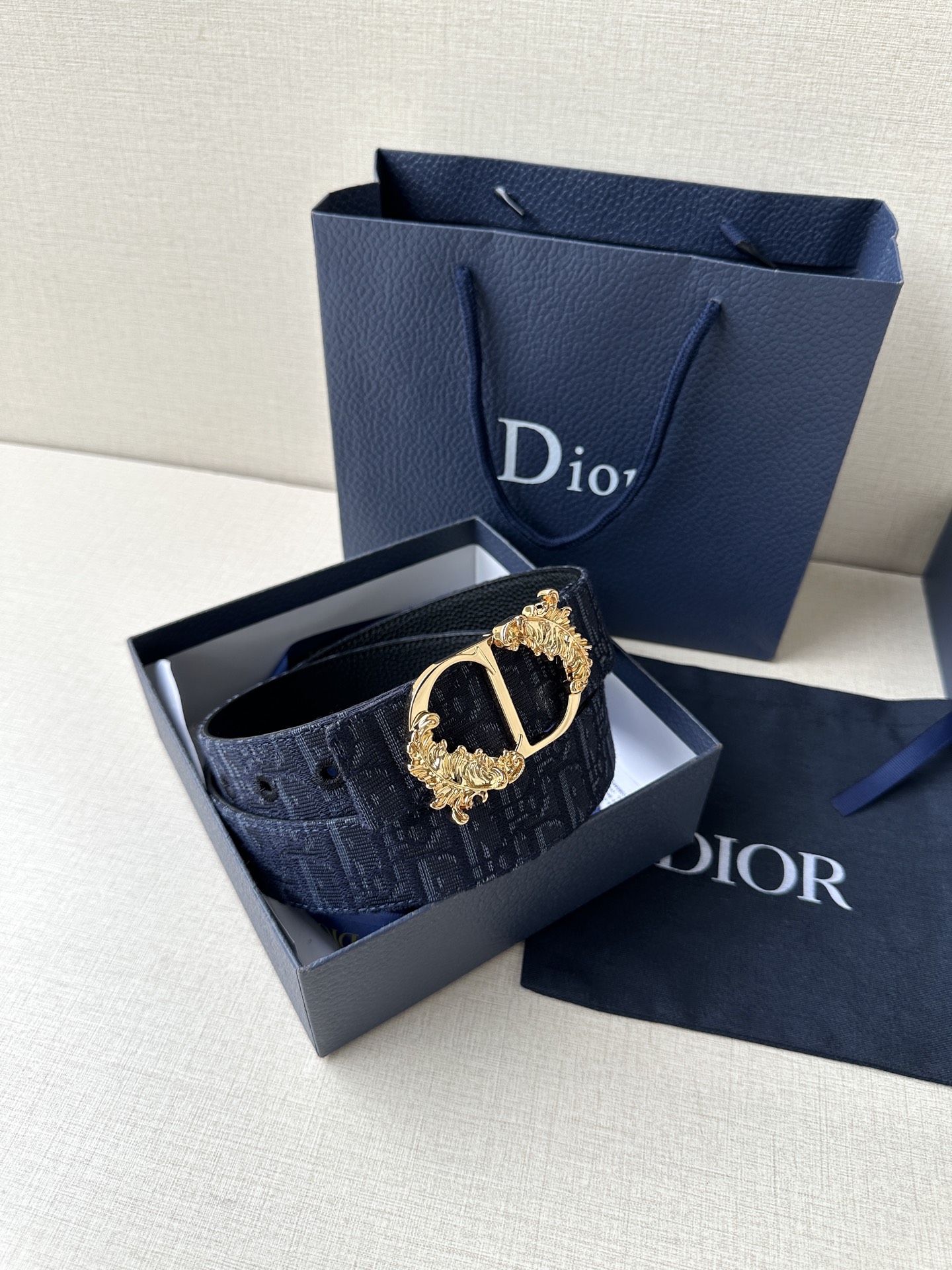 Basic Belt Cow Leather Black M-l