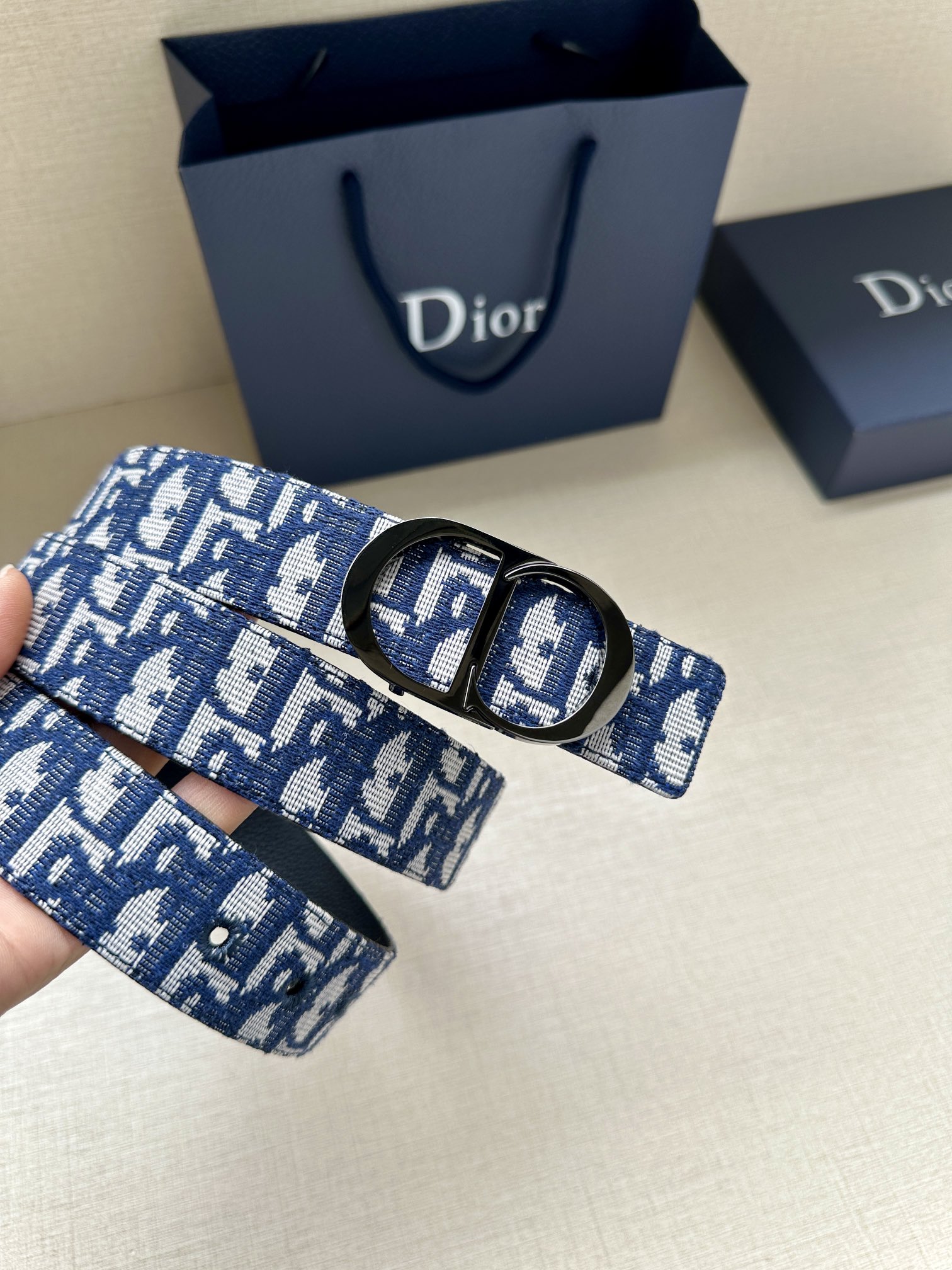 Basic Belt Cow Leather Gray M-l