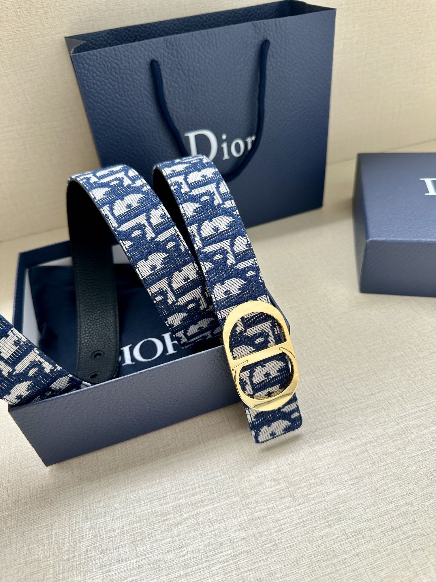 Basic Belt Cow Leather Gray M-l