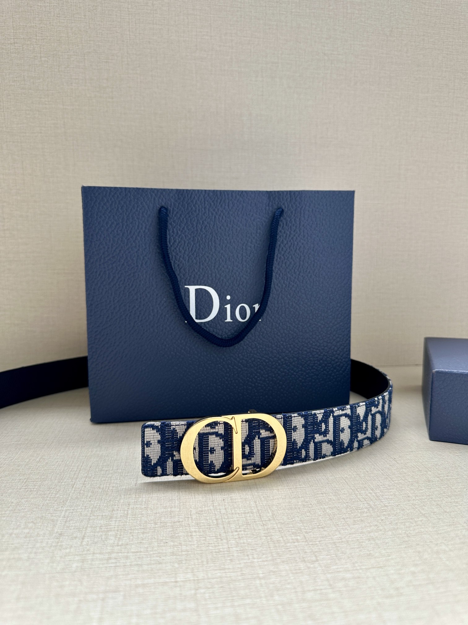 Basic Belt Cow Leather Gray M-l