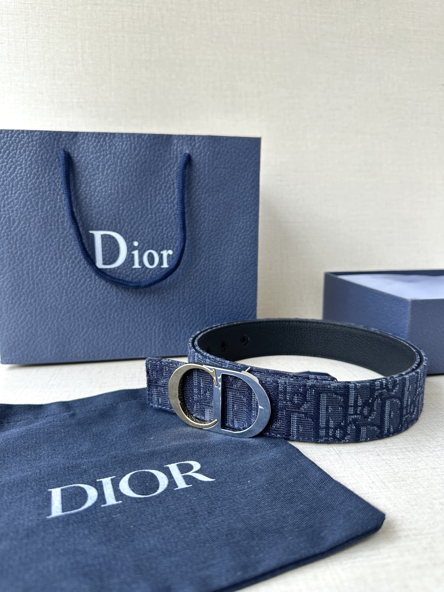 Basic Belt Cow Leather Black M-l