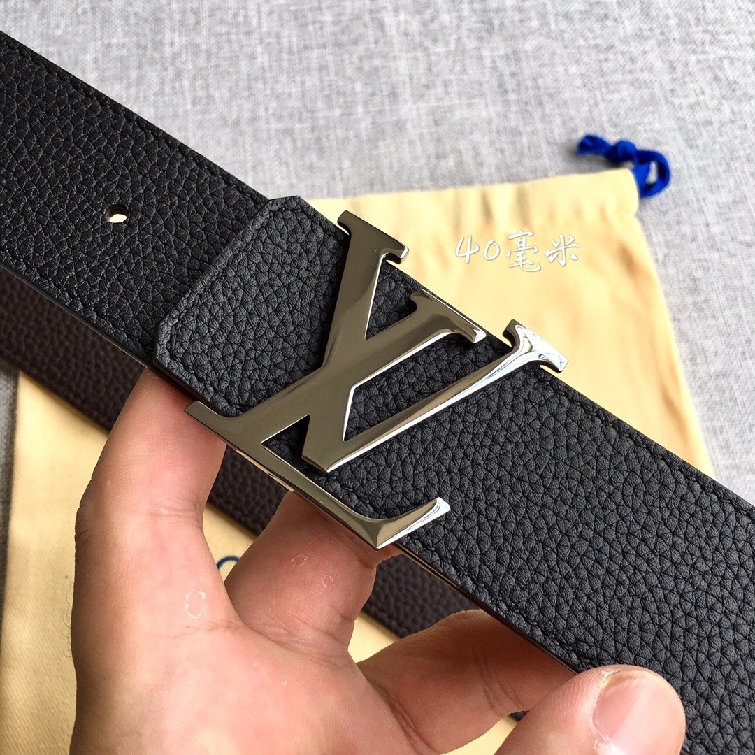 Louis Vuitton Male Leather Belt M-l