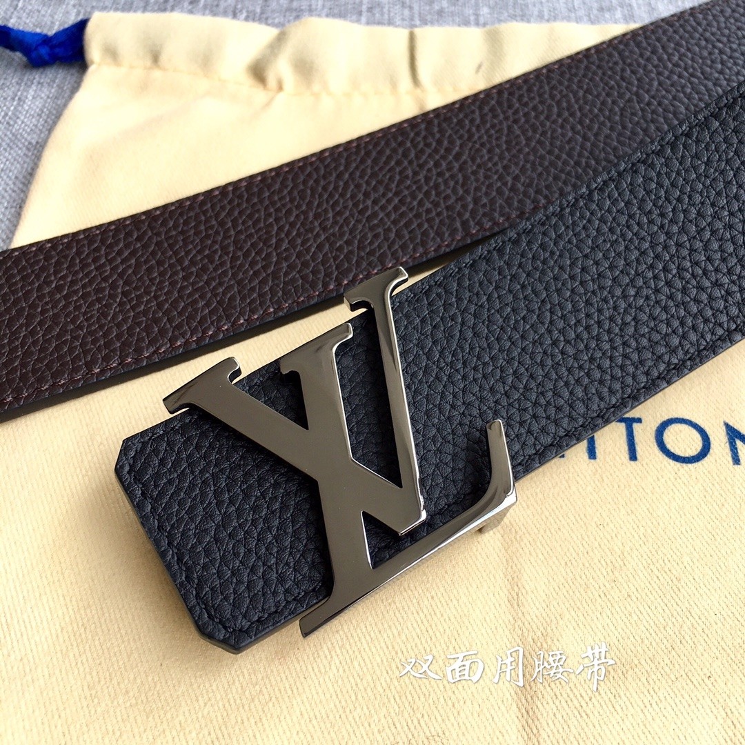 Louis Vuitton Male Leather Belt M-l