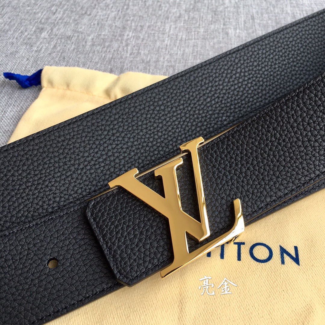 Louis Vuitton Male Leather Belt M-l