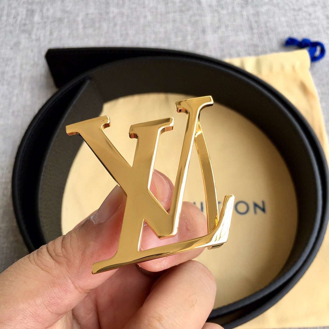 Louis Vuitton Male Leather Belt M-l