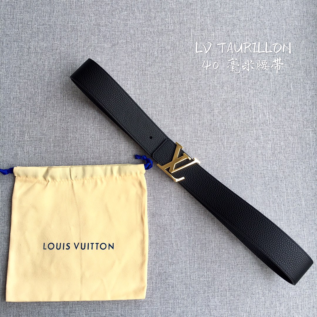 Louis Vuitton Male Leather Belt M-l