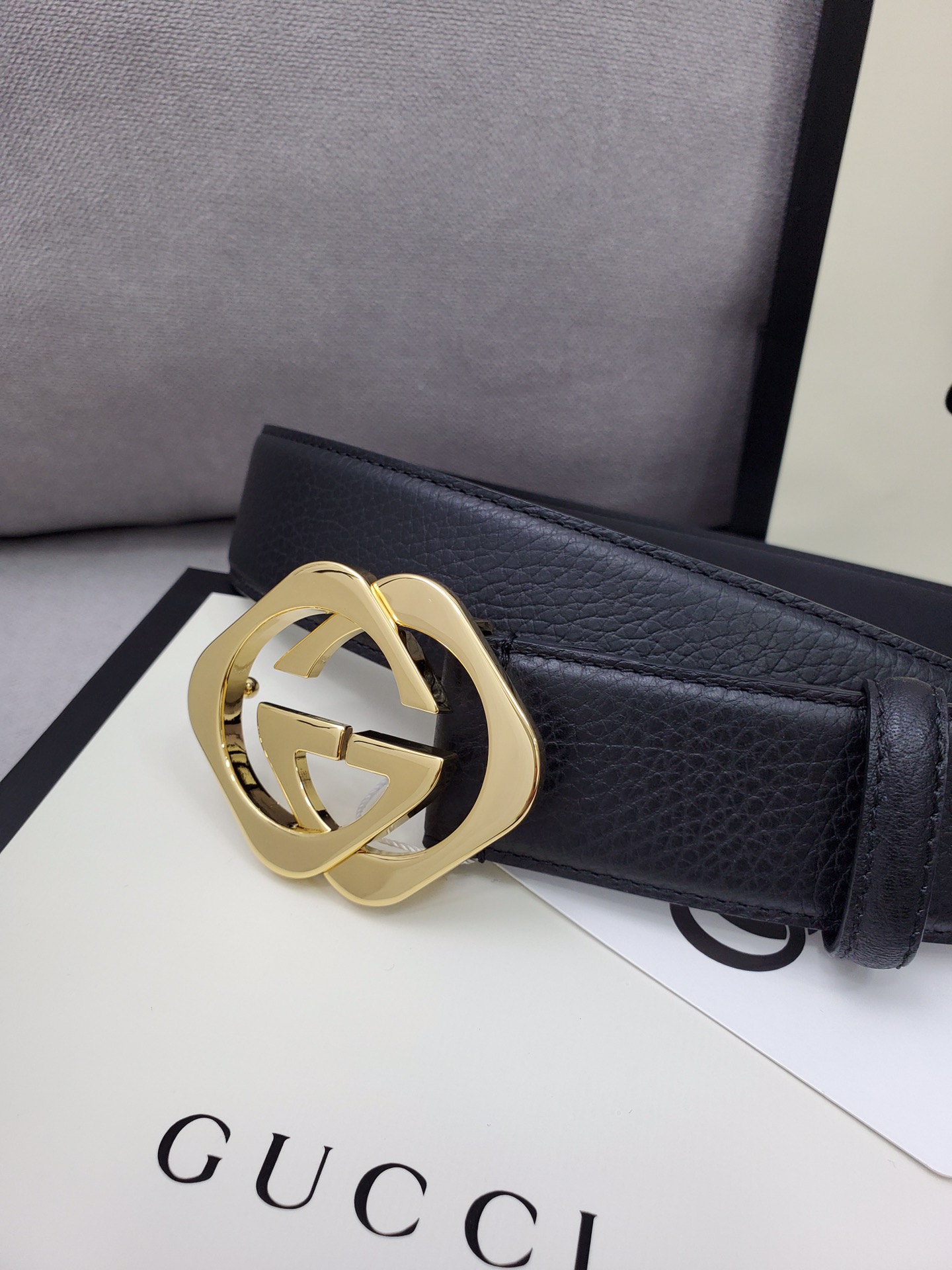 Gucci Leather Belt Top Grain Leather M