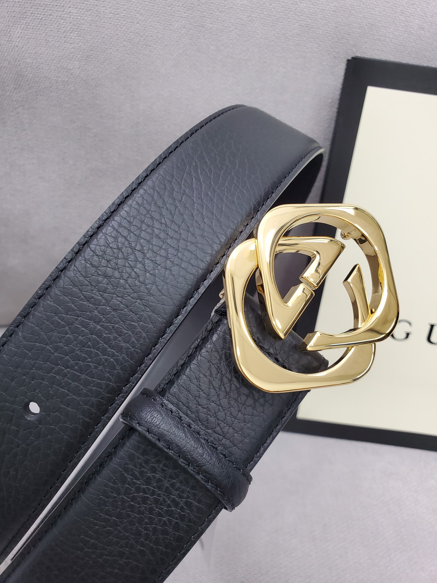 Gucci Leather Belt Top Grain Leather M