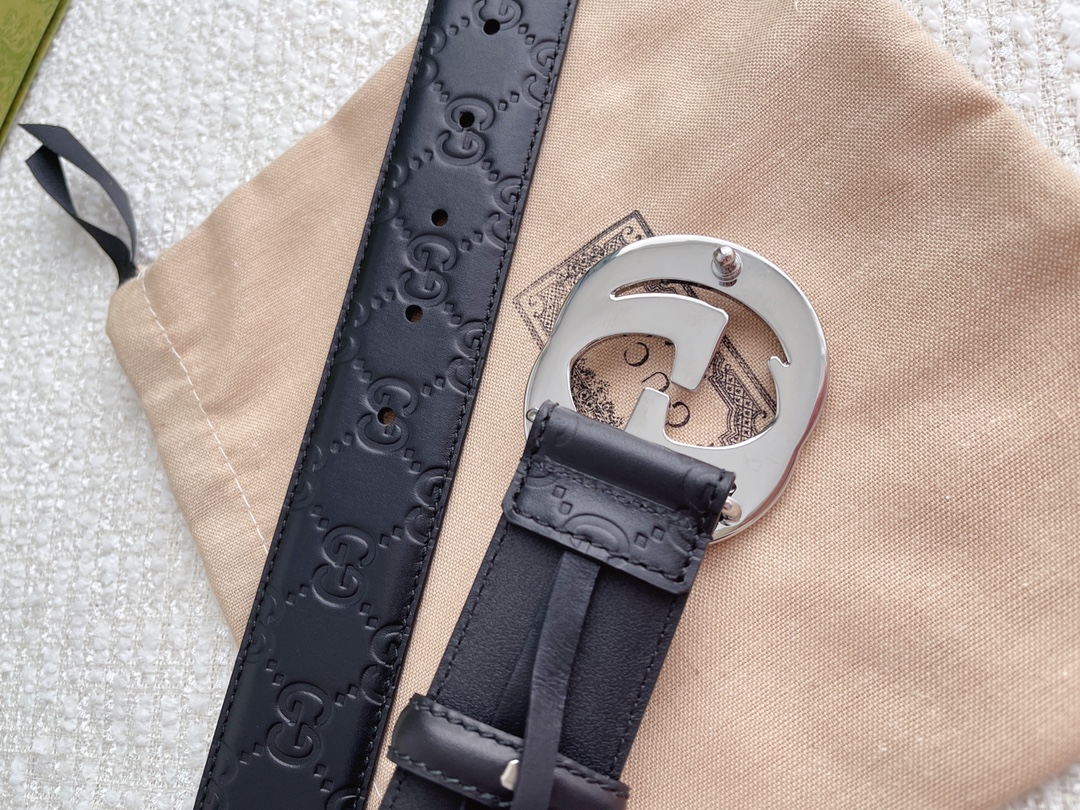Gucci Basic Belt Cow Leather M