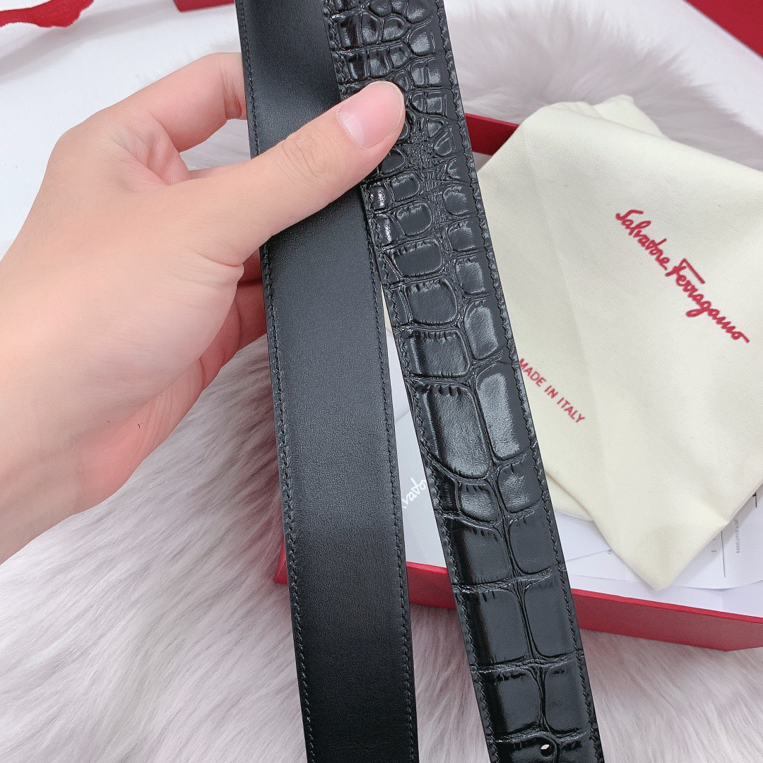 Leather Belt Top Grain Leather Adjustable M