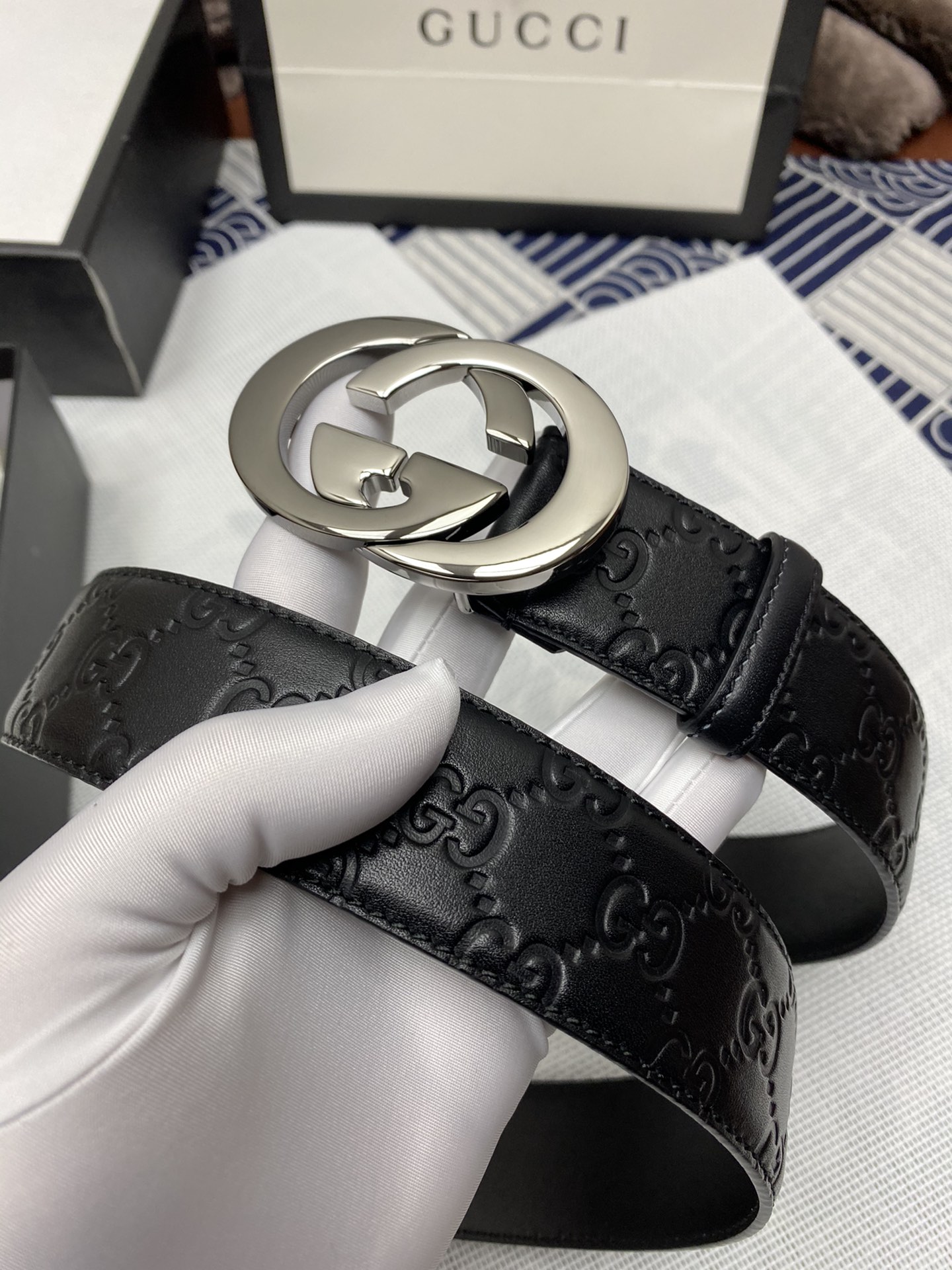 Gucci Basic Belt Top Grain Leather