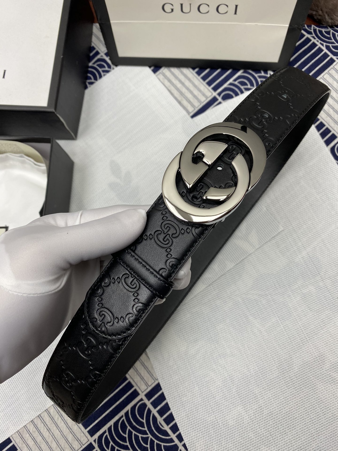 Gucci Basic Belt Top Grain Leather