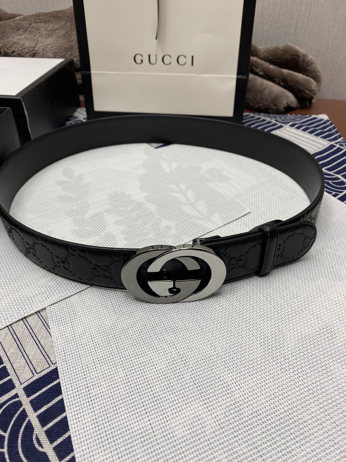 Gucci Basic Belt Top Grain Leather