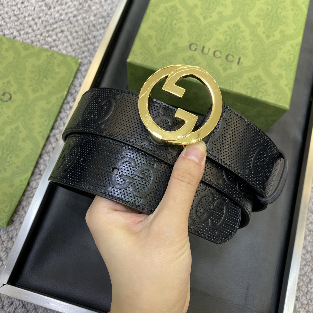 Gucci Basic Belt Cow Leather