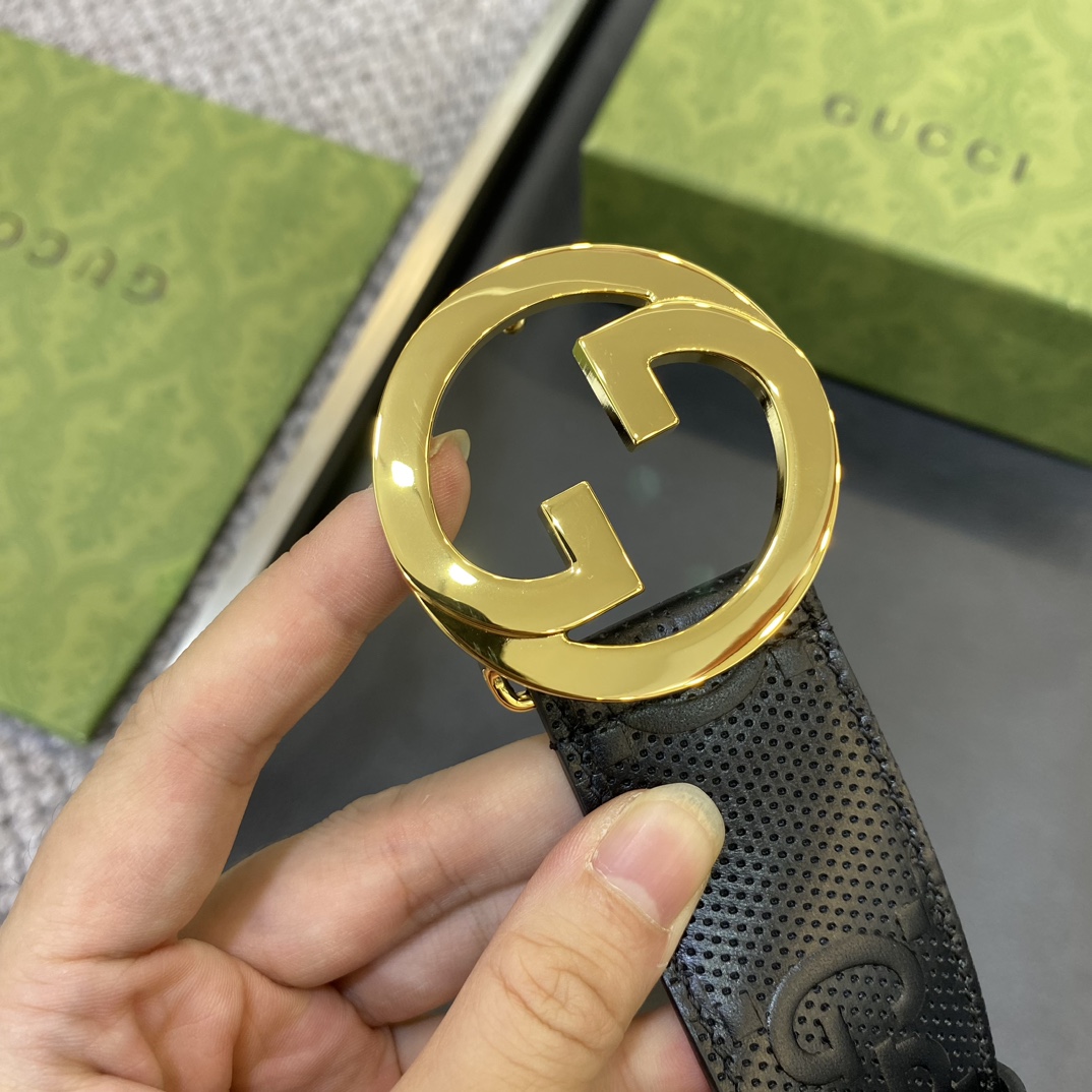 Gucci Basic Belt Cow Leather