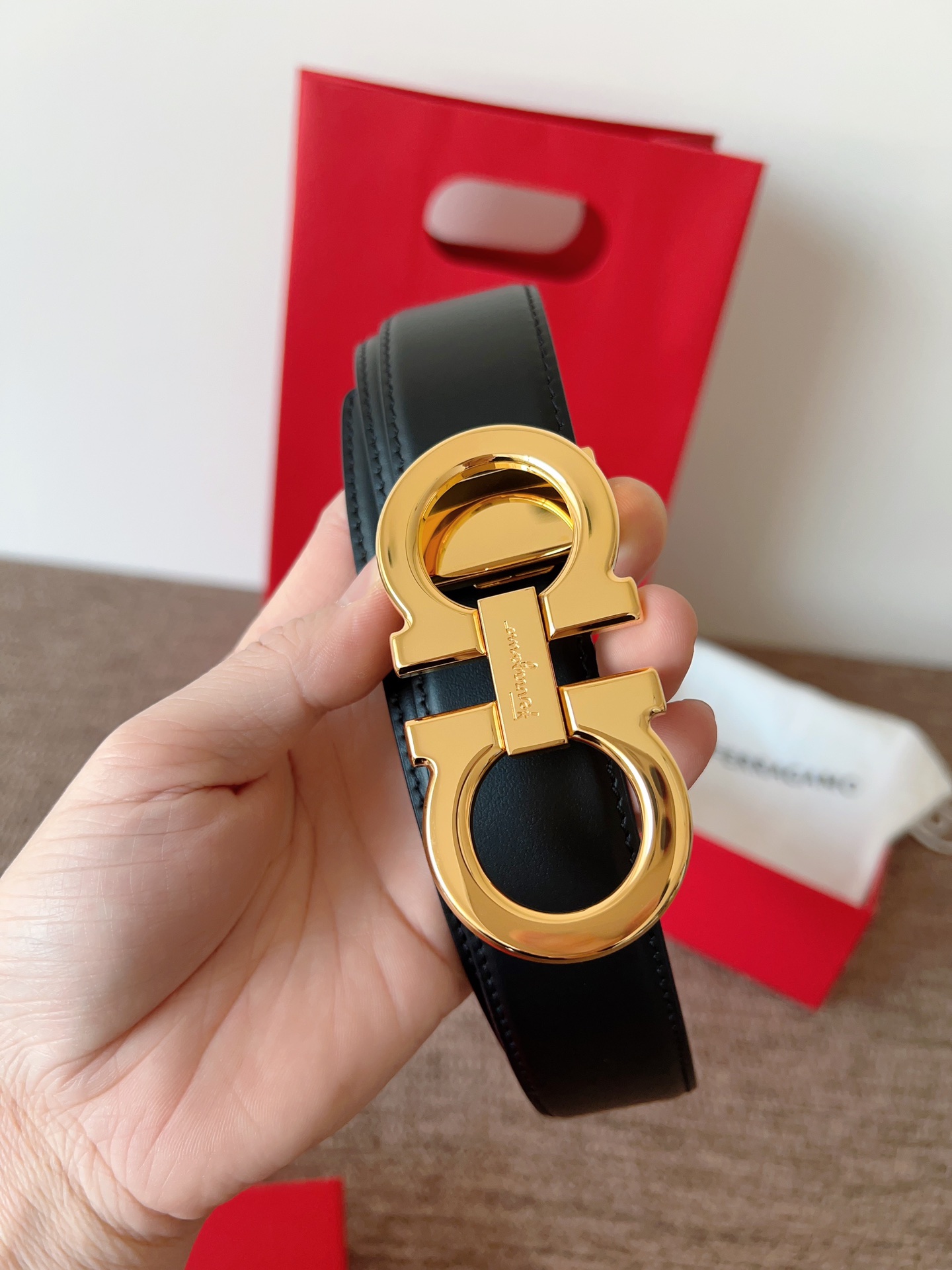 Salvatore Ferragamo Leather Belt