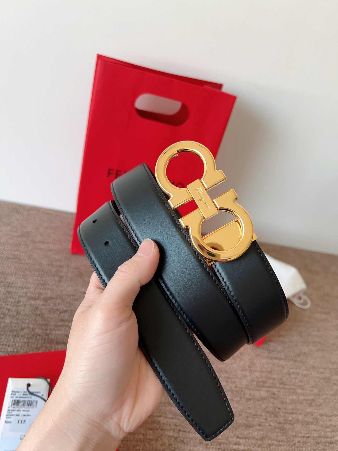 Salvatore Ferragamo Leather Belt