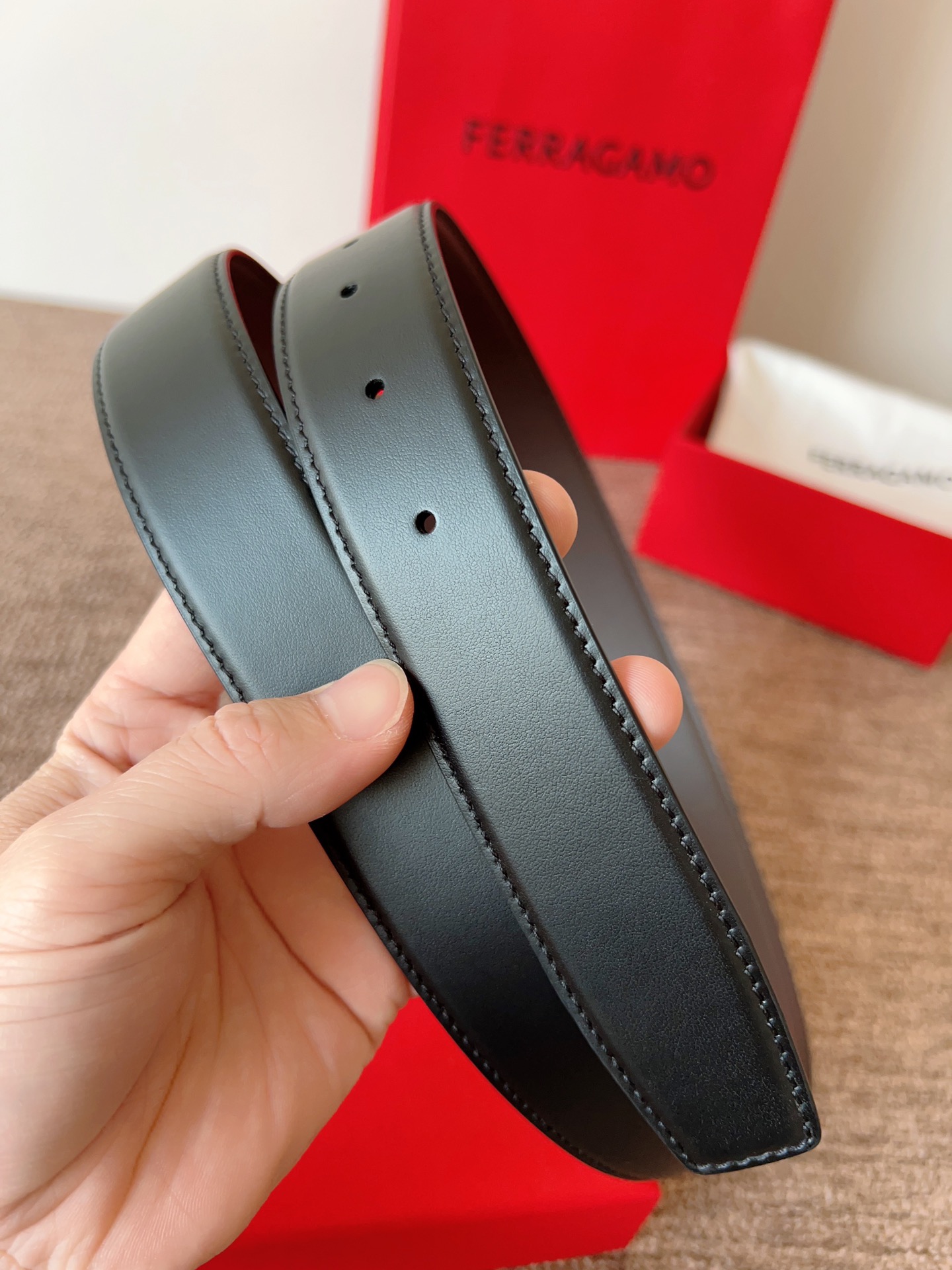 Salvatore Ferragamo Leather Belt
