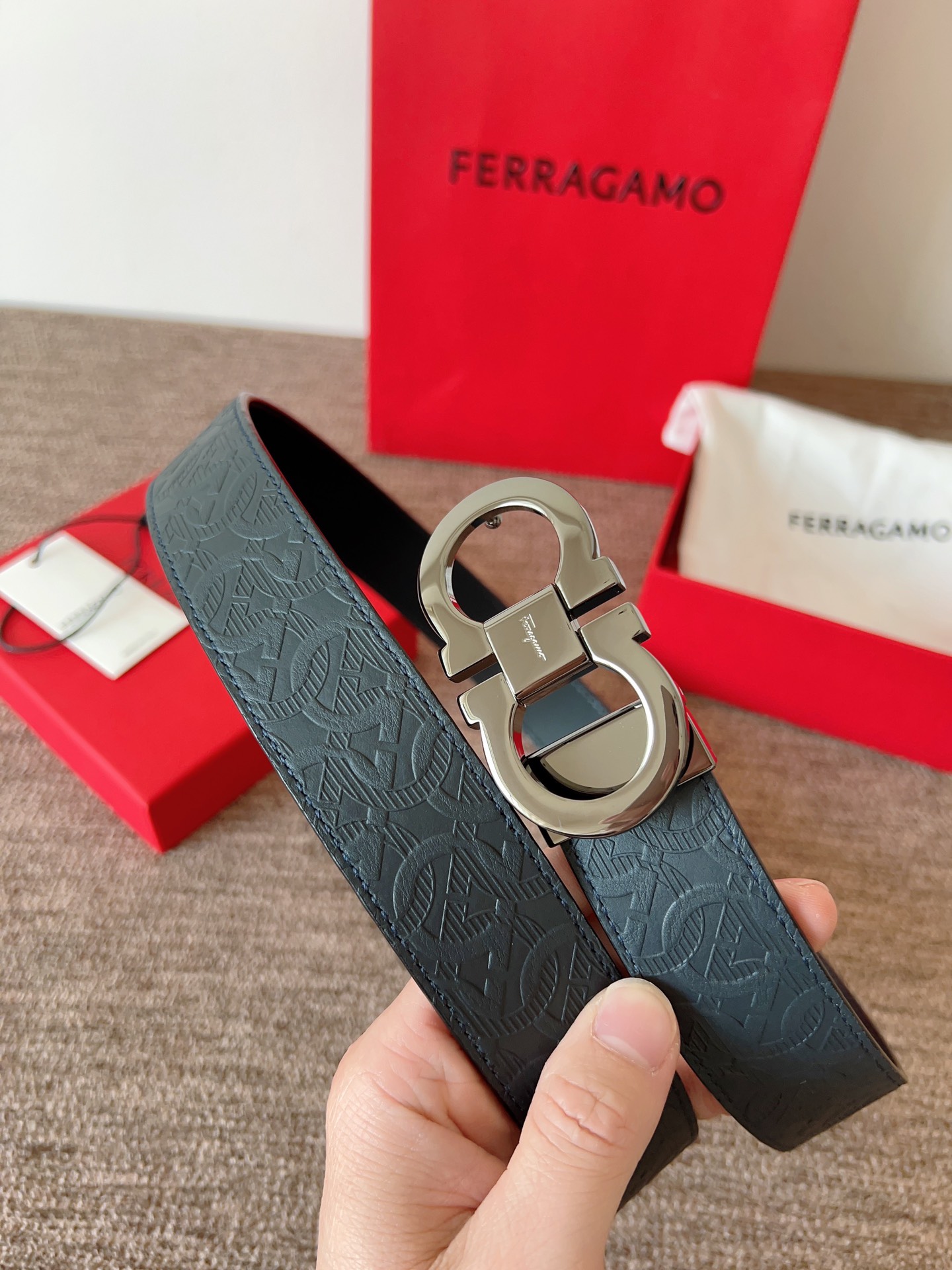 Salvatore Ferragamo Leather Belt