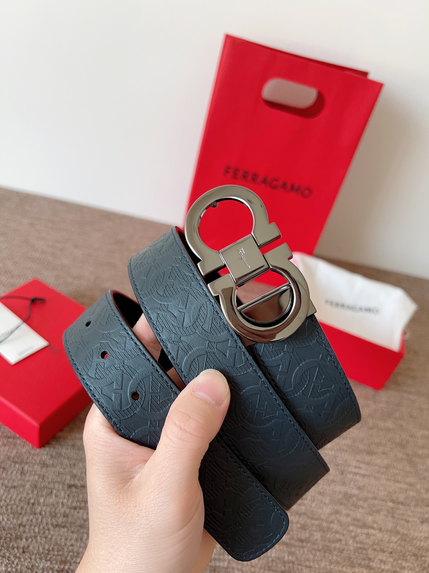 Salvatore Ferragamo Leather Belt