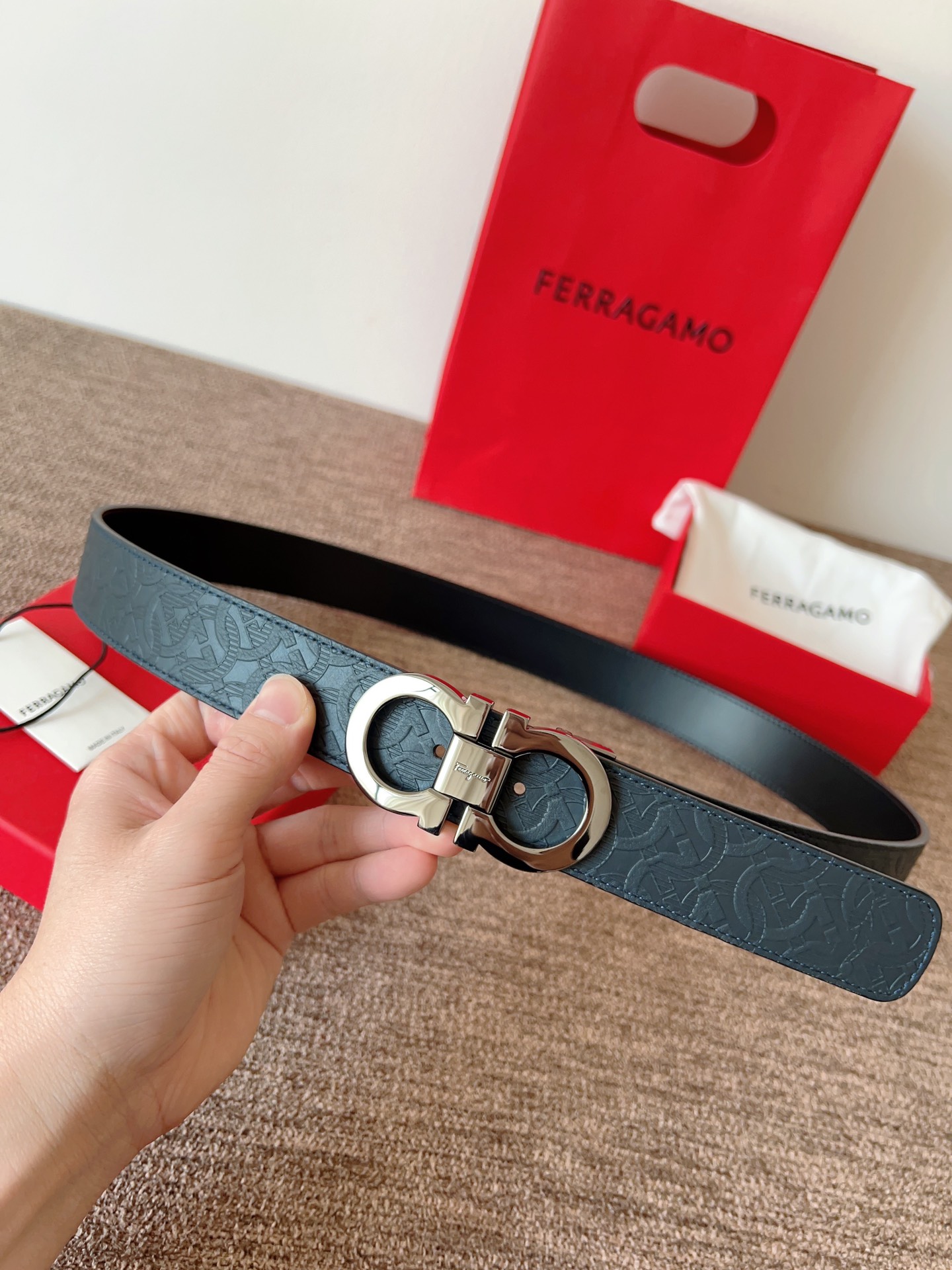 Salvatore Ferragamo Leather Belt