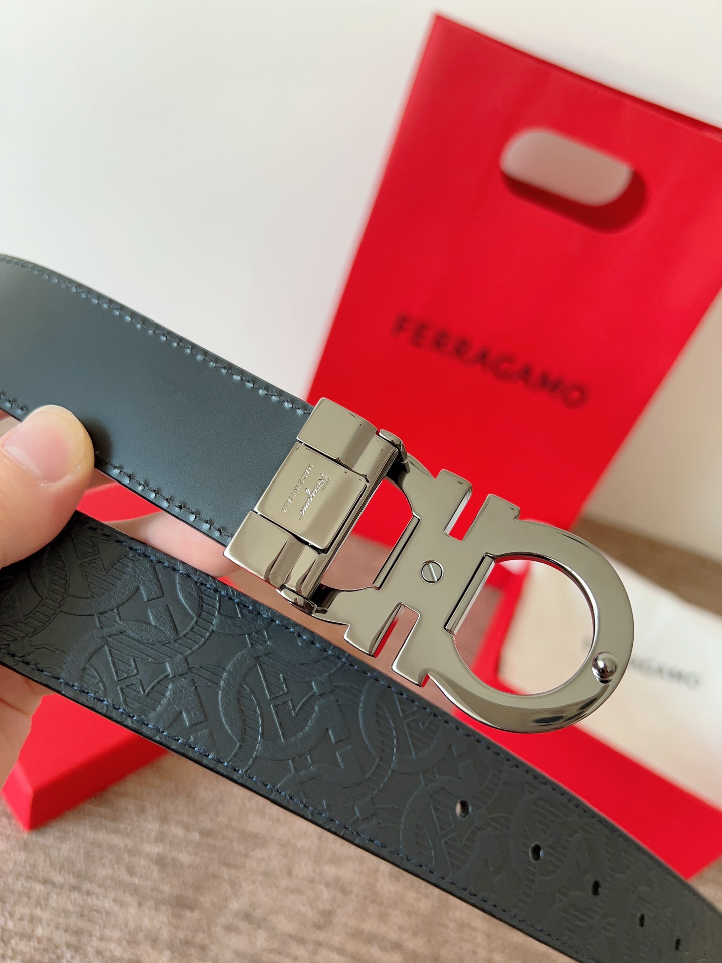 Salvatore Ferragamo Leather Belt