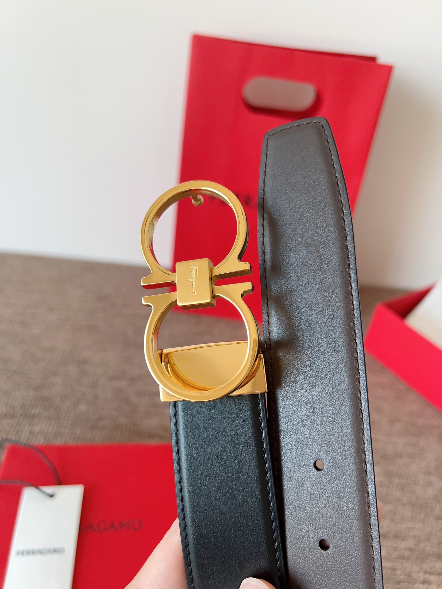 Salvatore Ferragamo Leather Belt