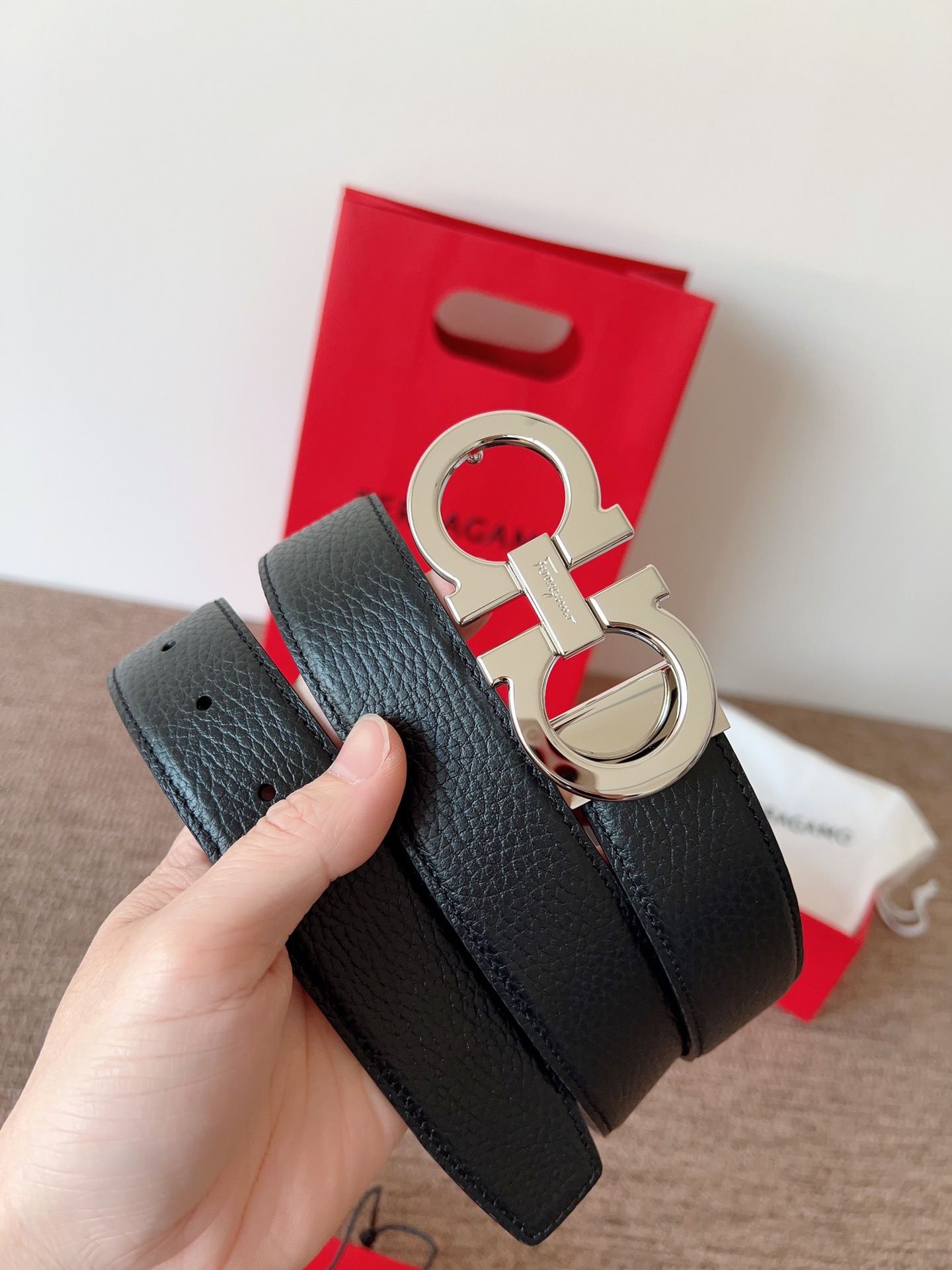 Salvatore Ferragamo Leather Belt