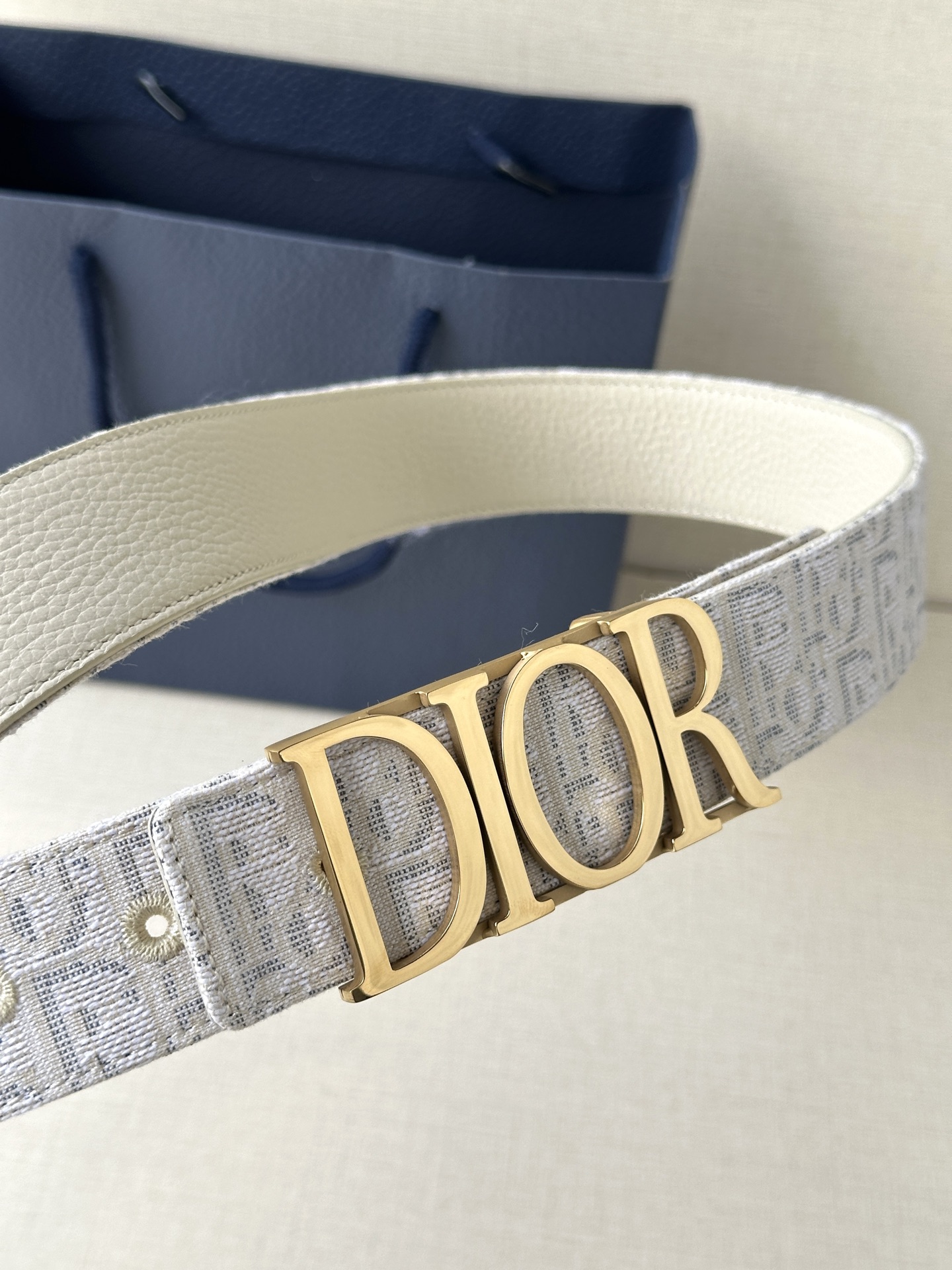Dior Leather Belt Top Grain Leather M