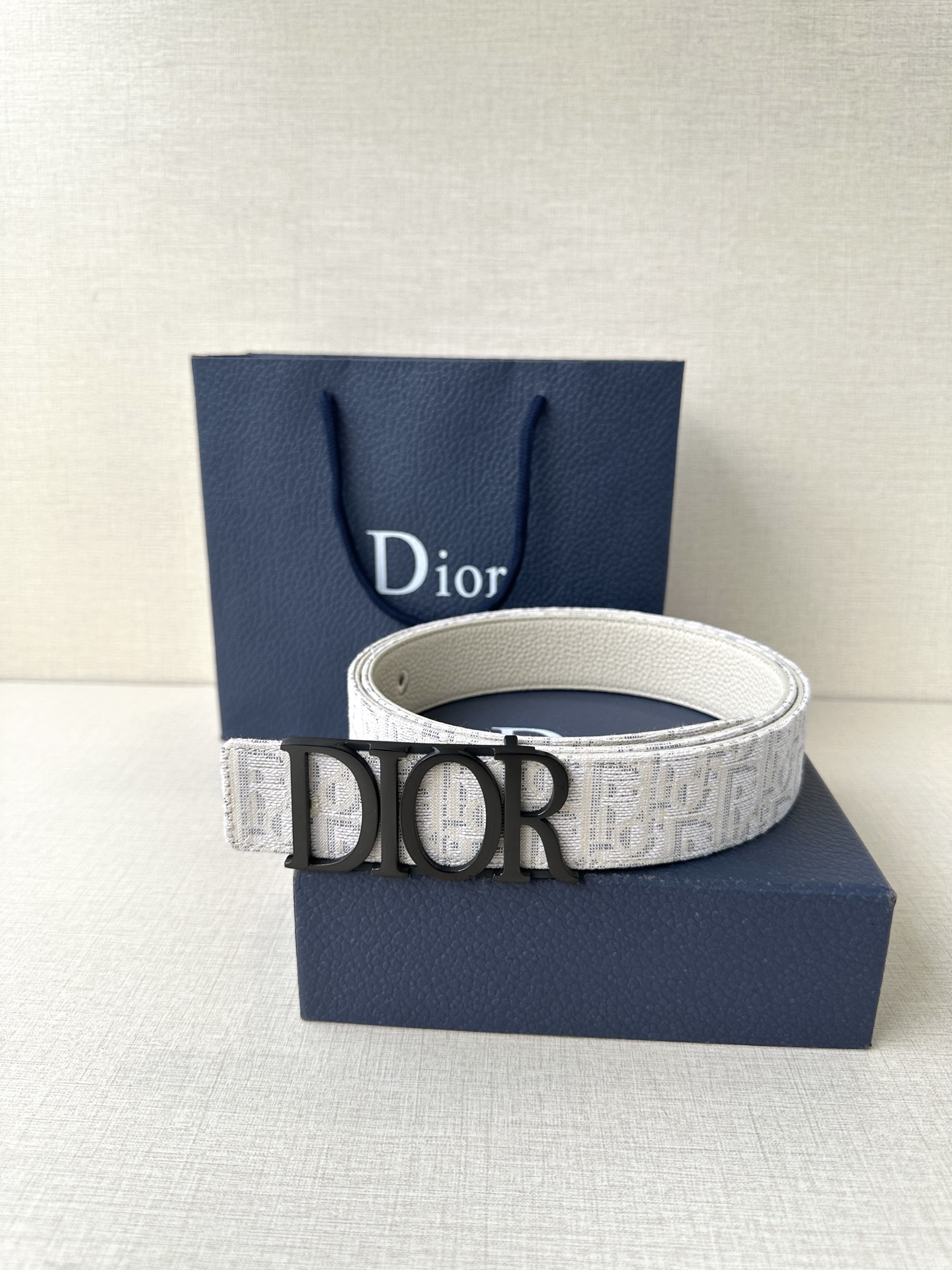Dior Leather Belt Top Grain Leather M