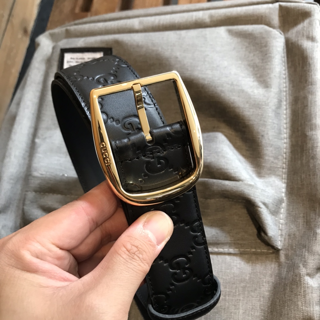 Gucci Leather Belt Top Grain Leather M