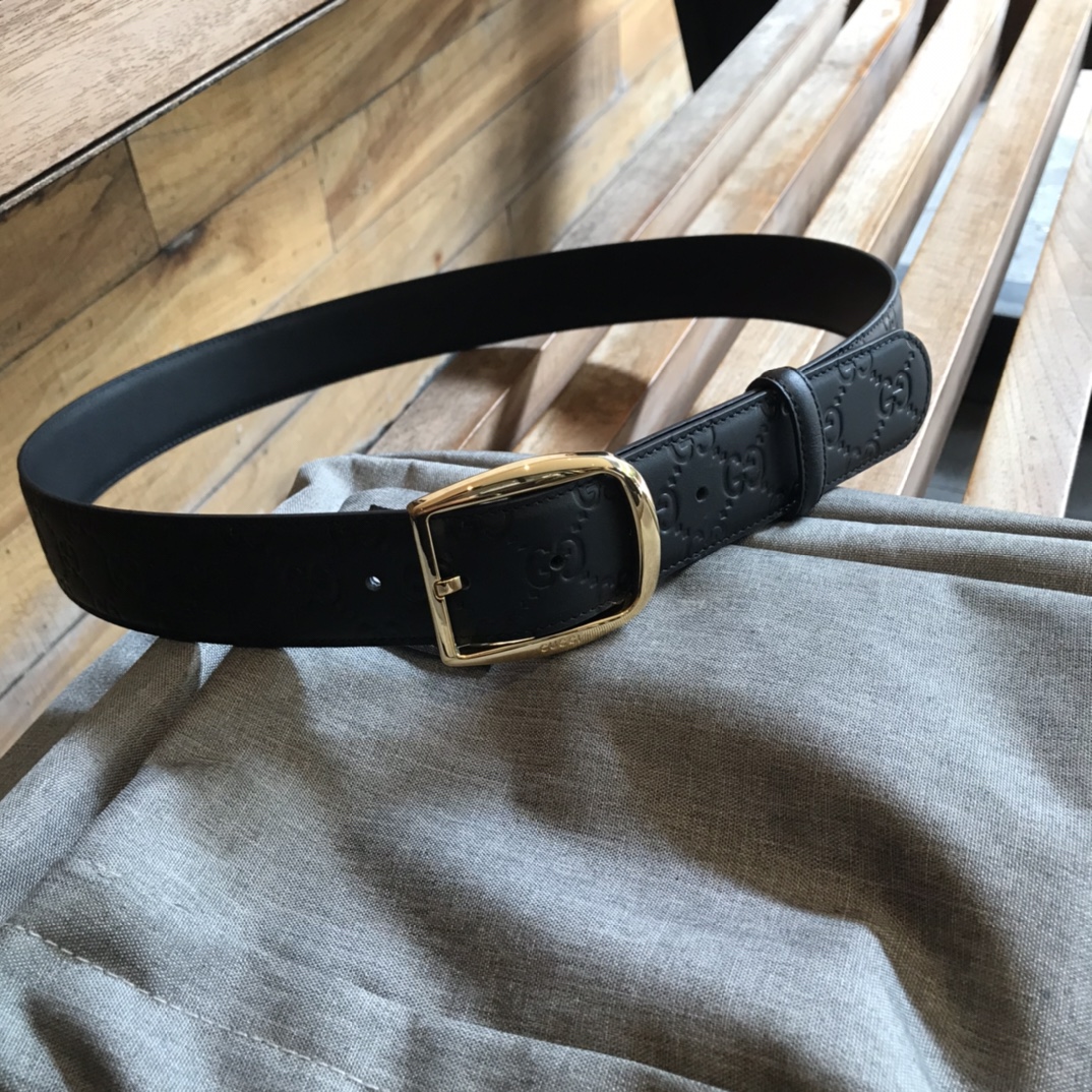 Gucci Leather Belt Top Grain Leather M