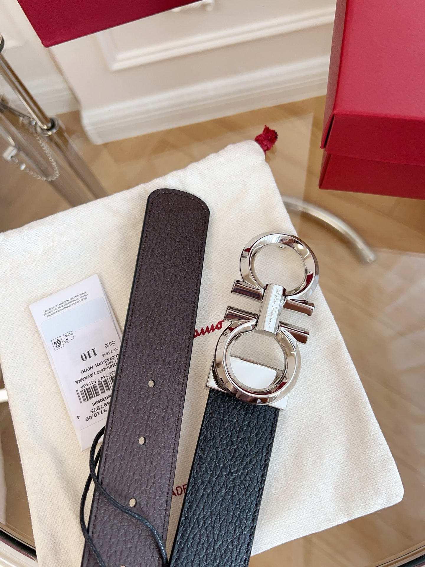 Salvatore Ferragamo Leather Belt M