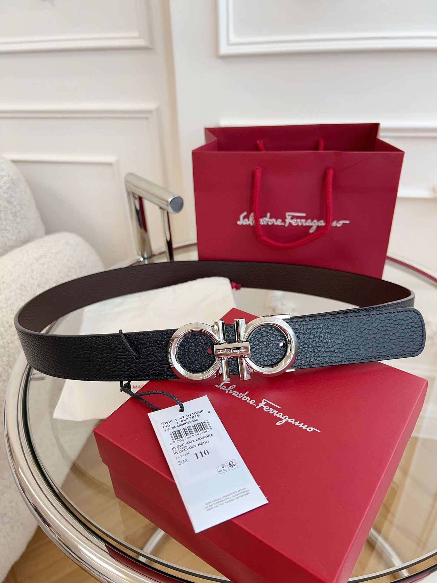 Salvatore Ferragamo Leather Belt M