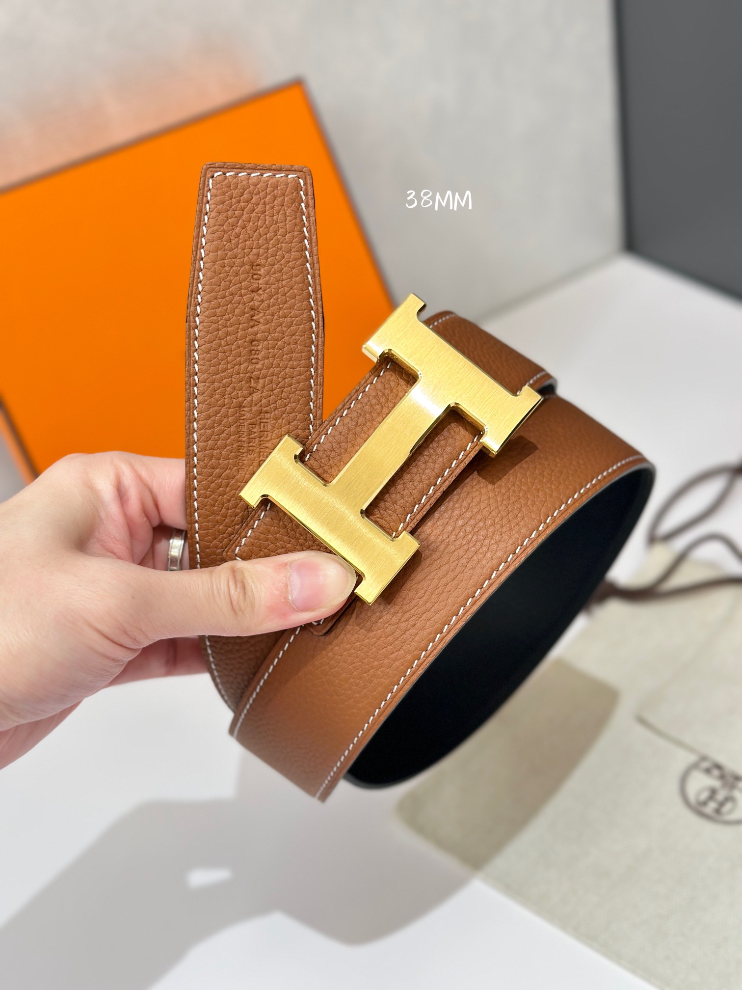 Hermès Basic Belt 38mm-13514-s-l