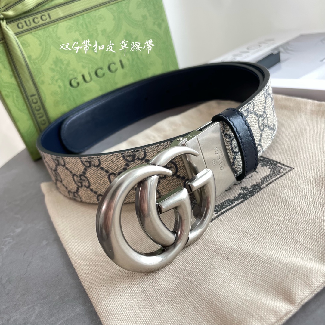 Gucci Basic Belt Cow Leather Waterproof M