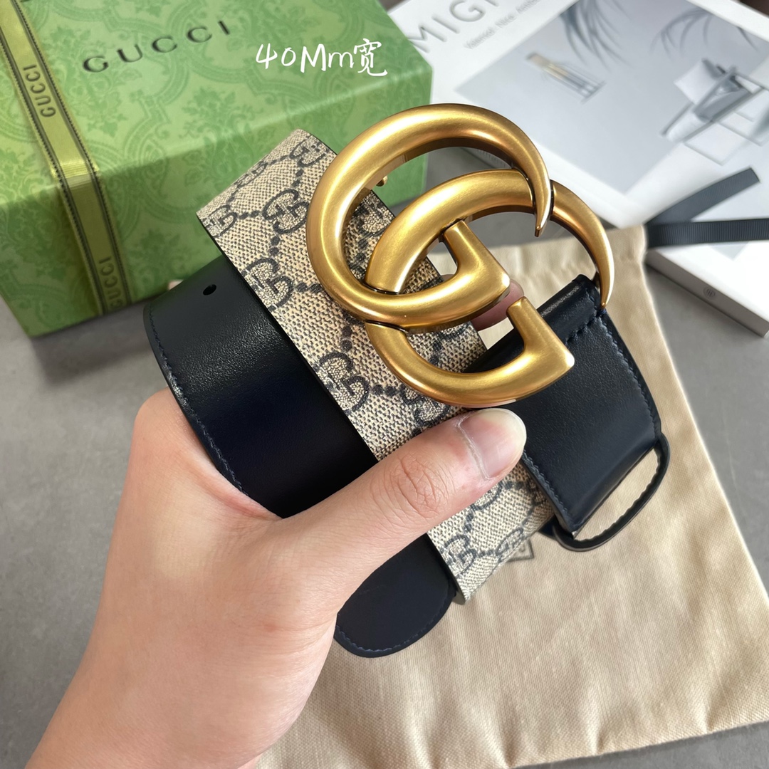 Gucci Basic Belt Cow Leather S-m-l