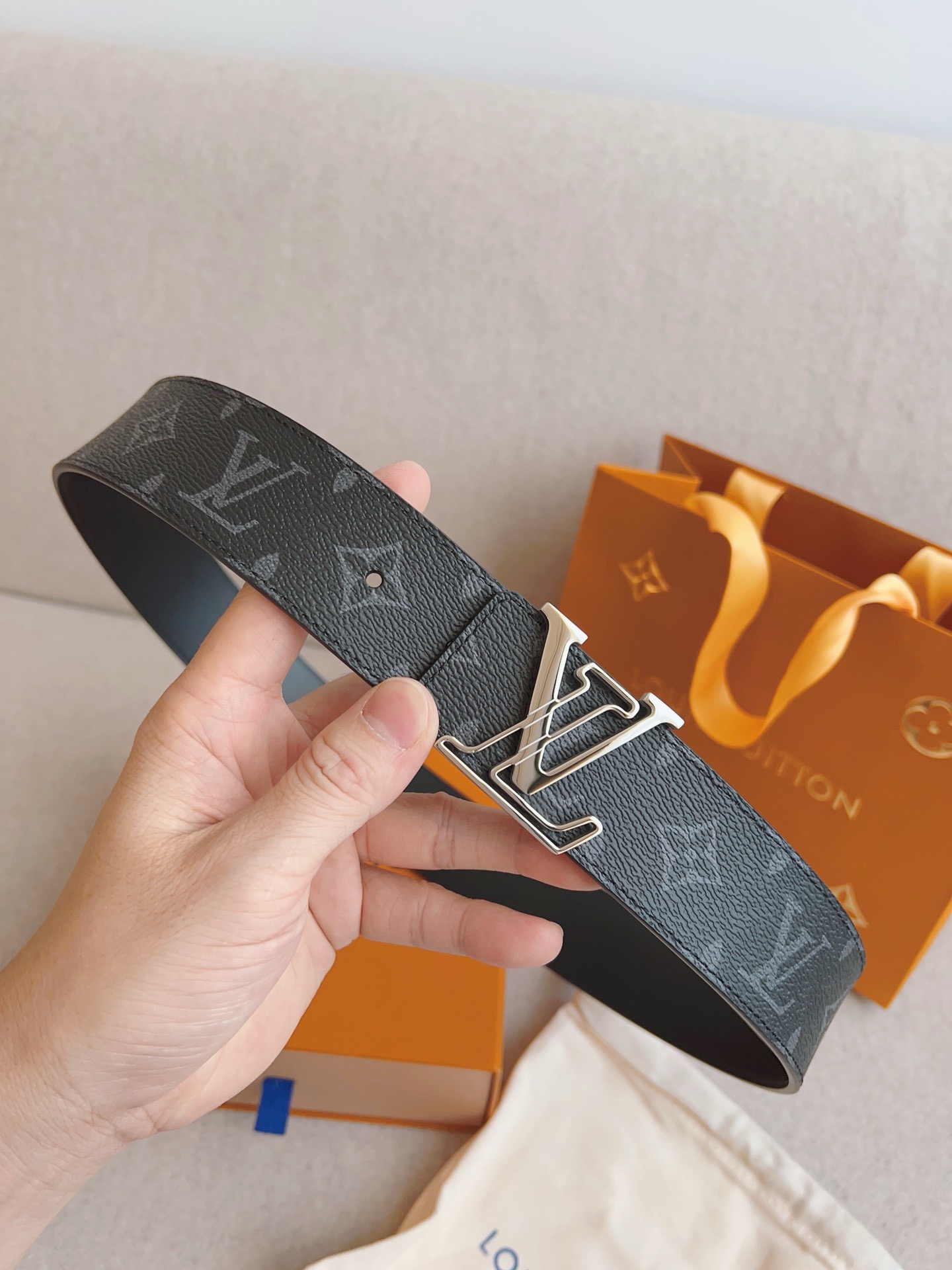 Louis Vuitton Canvas Belt Canvas L