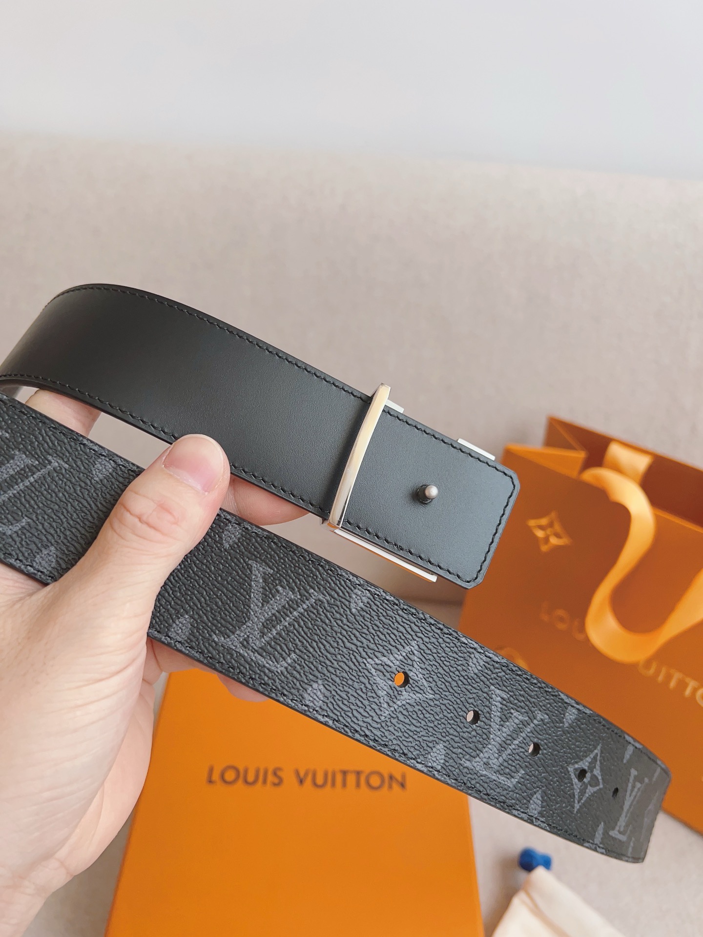 Louis Vuitton Canvas Belt Canvas L