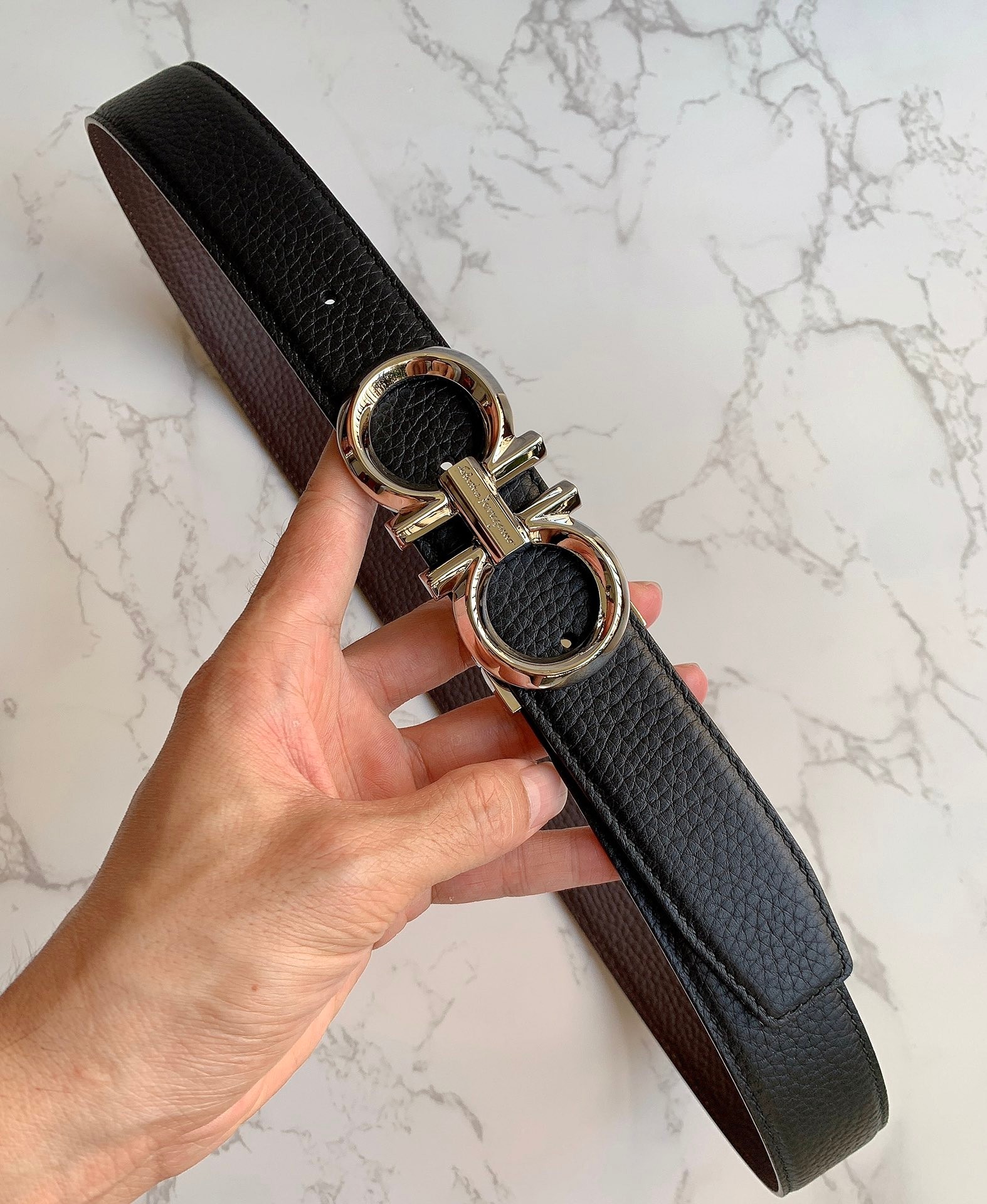 Salvatore Ferragamo Basic Belt Cow Leather