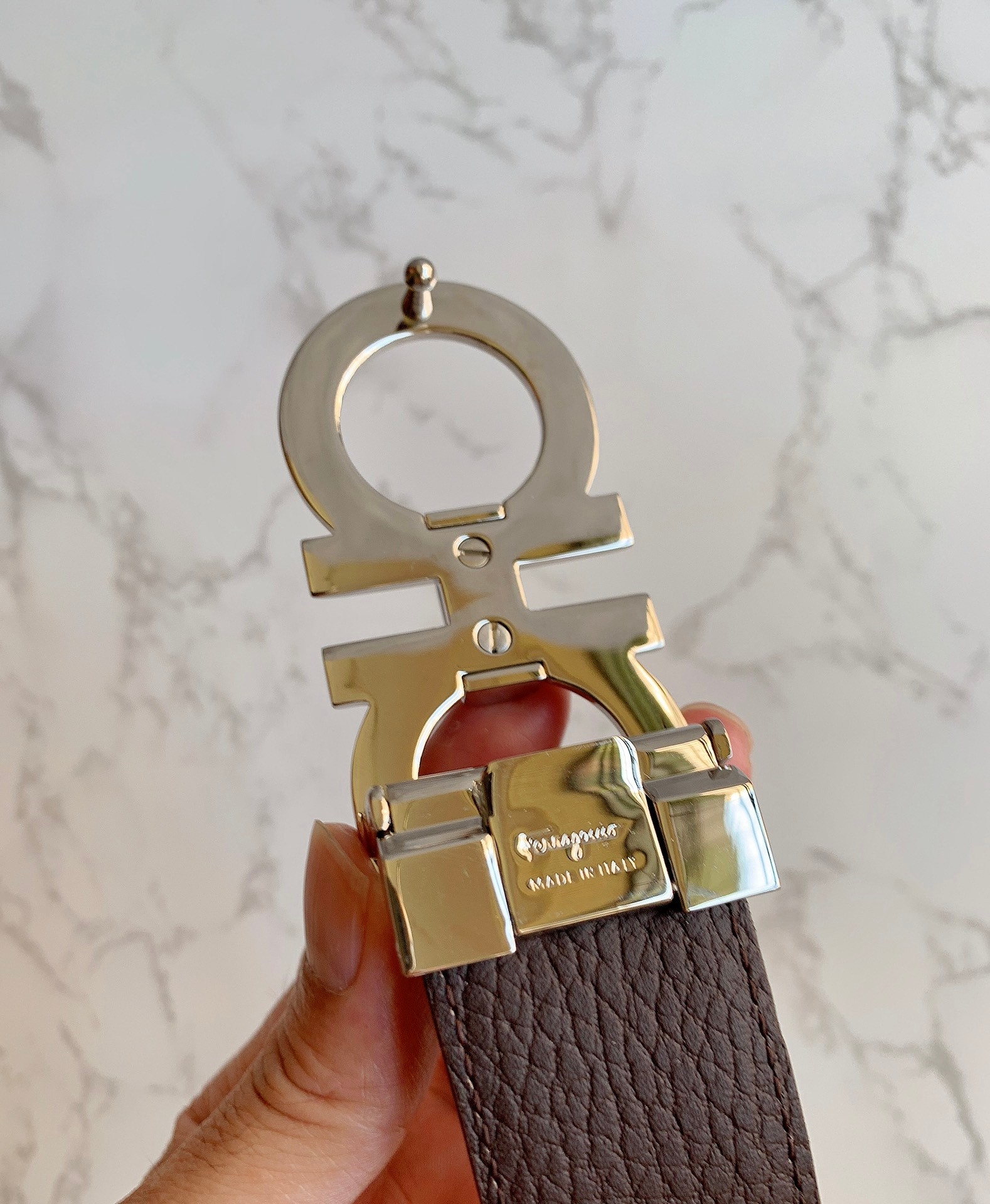 Salvatore Ferragamo Basic Belt Cow Leather