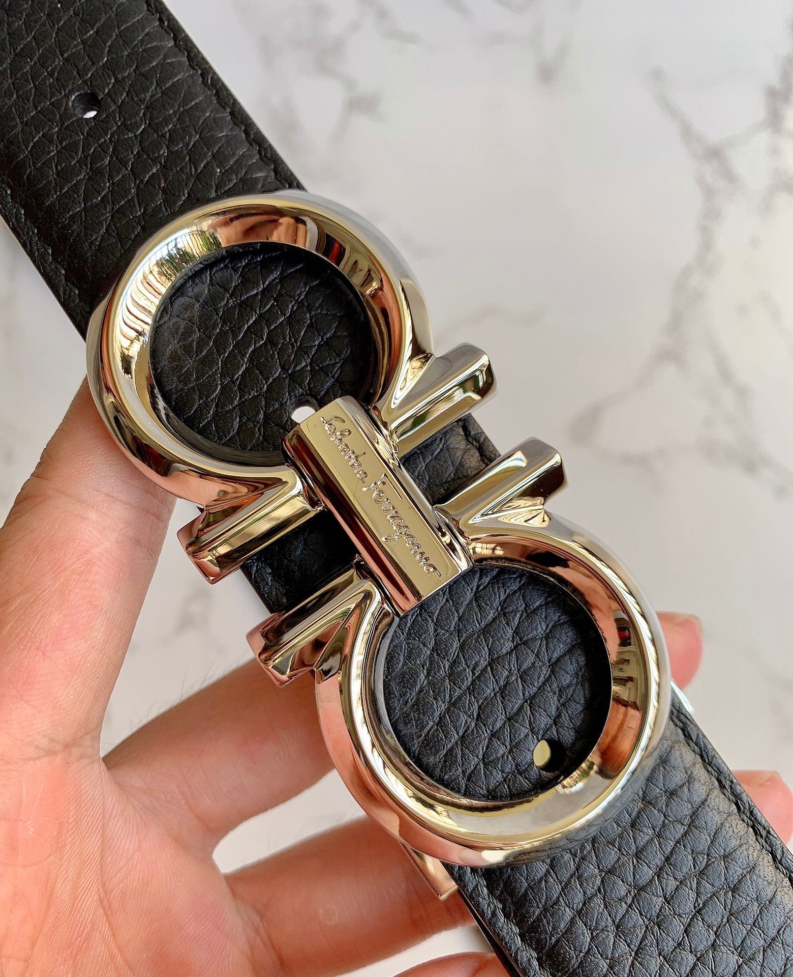 Salvatore Ferragamo Basic Belt Cow Leather