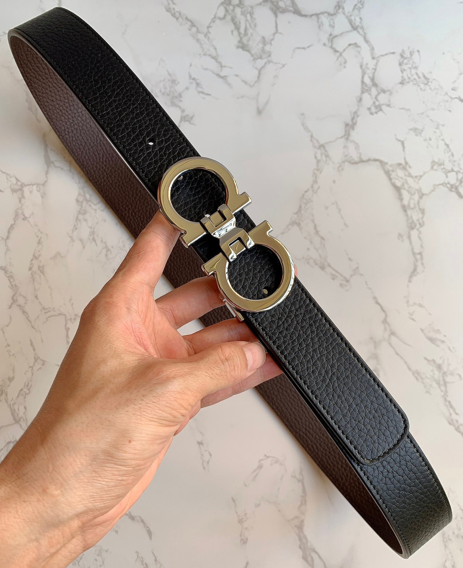 Salvatore Ferragamo Basic Belt Cow Leather