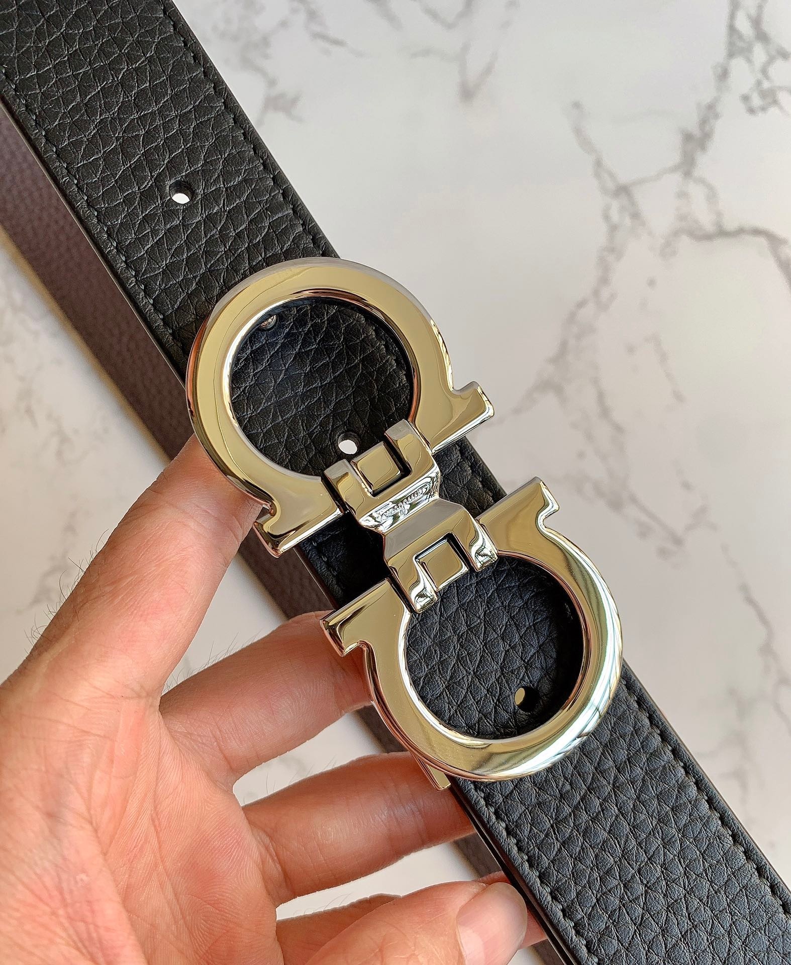Salvatore Ferragamo Basic Belt Cow Leather